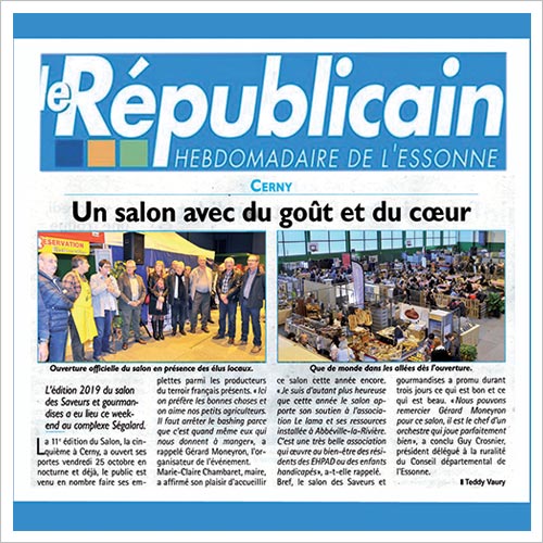Coupure presse 2019 Le Républicain