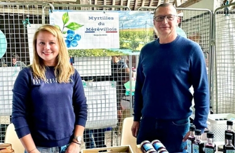 Myrtilles du Mérévillois, exposant du Salon des Saveurs & Gourmandises