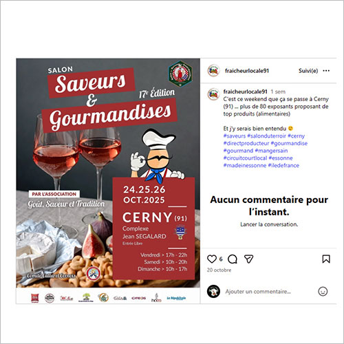 Coupure presse 2025 Fraîcheur locale 91